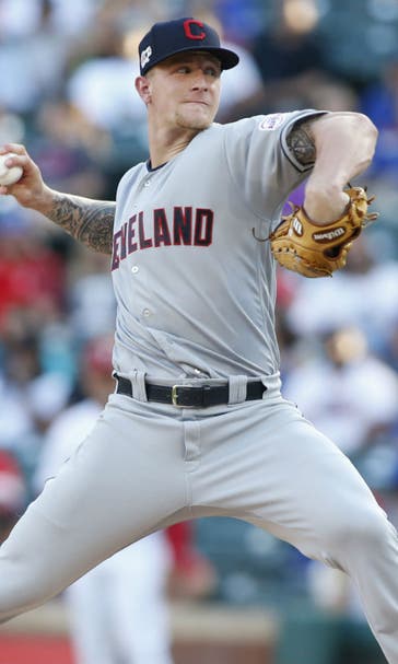 Plesac shuts it down, Indians bats back him up in 10-3 rout of Rangers
